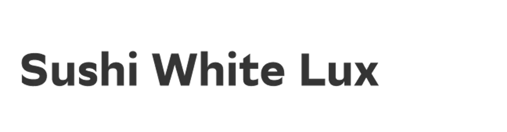 Sushi White Lux